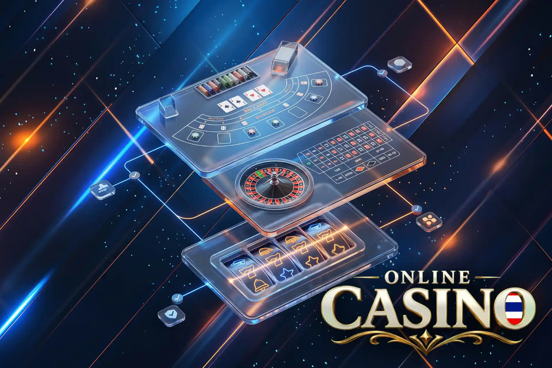 รีวิวแพลตฟอร์มคาสิโนออนไลน์อย่างละเอียด แสดงผ่านสถานีเกมกระจกโปร่งใสทั้งบาคาร่า รูเล็ตสด และสล็อตแมชชีน